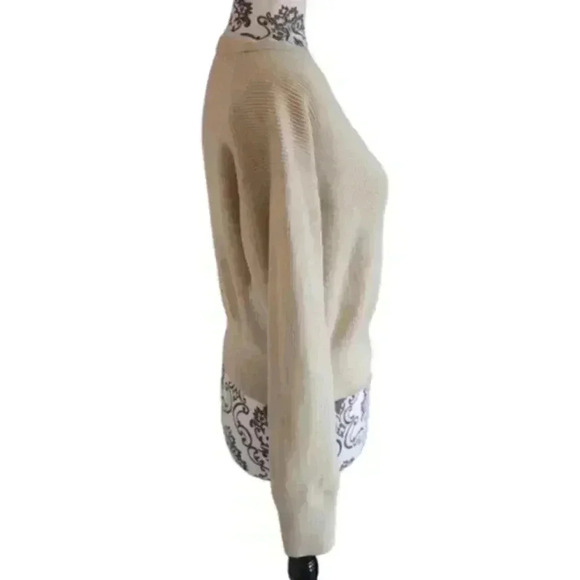 Lululemon Waist Length Crewneck  Sweater Prosecco Lemon Sorbet Cotton Women's 4 - Picture 6 of 13